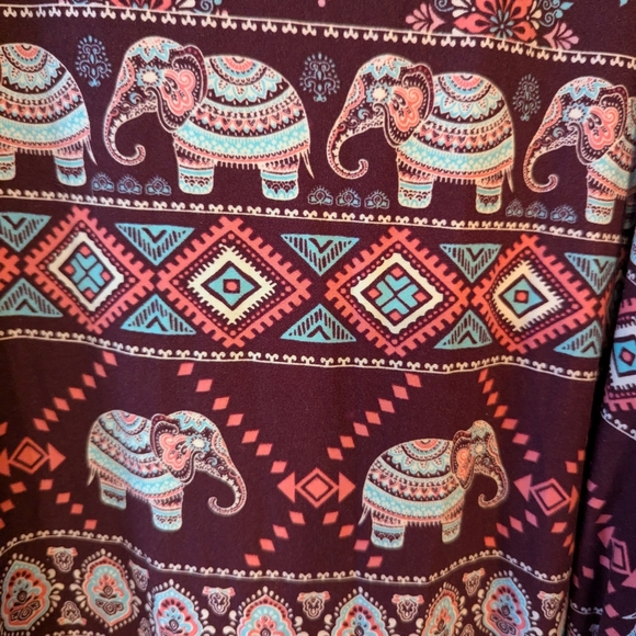 Bobbie Brooks Purple and Blue Midi Dress - Picture 2 of 6